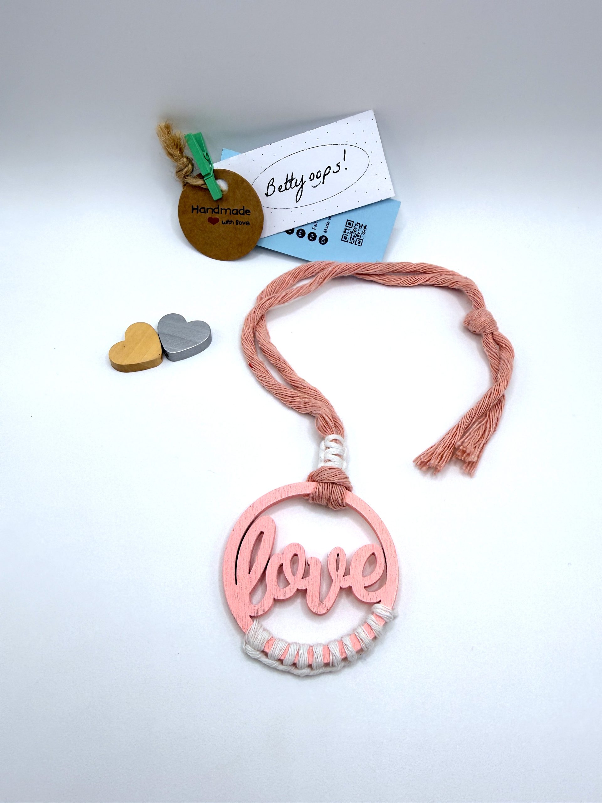 Marcapáginas Love macramé - Imagen 3